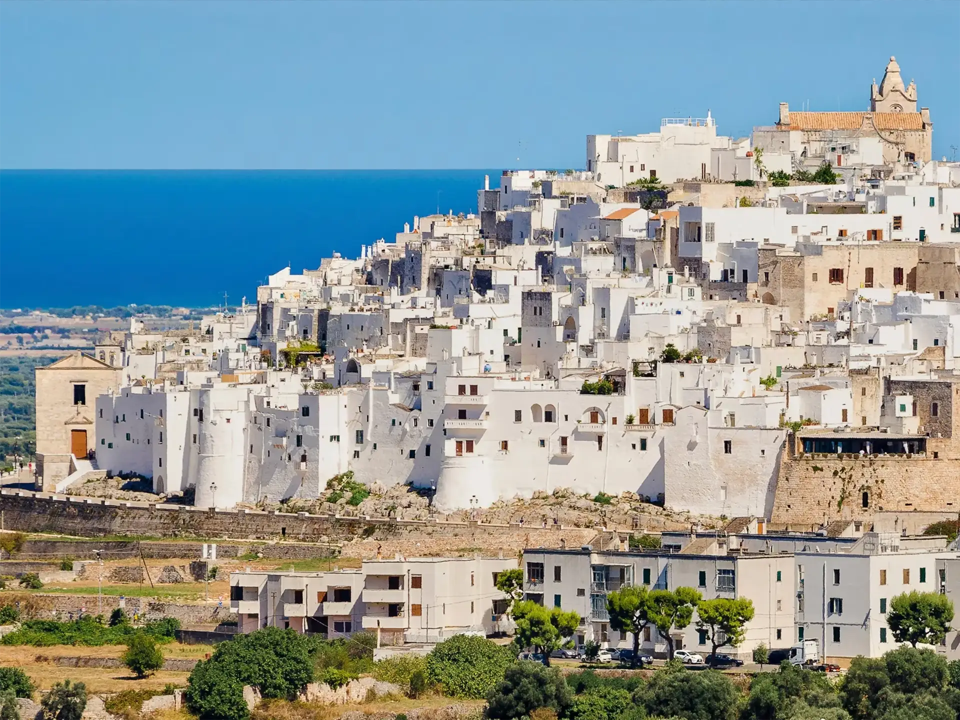 The coast of Puglia and Santa Maria di Leuca
